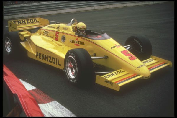 273066 Al Unser Sr. Puts His Penske Car Through Its Paces A4 Photo Print