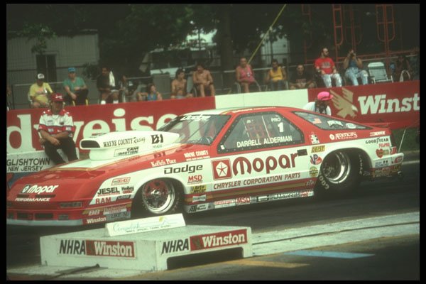 273078 Darrell Alderman In The Mopar Pro Stock Drag Car A4 Photo Print