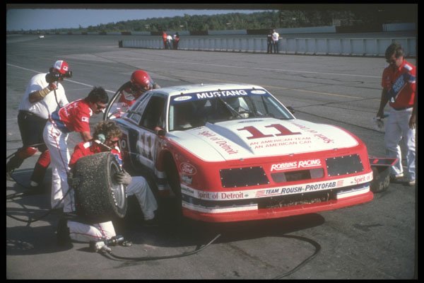 273091 A Ford Mustang Trans Am Car Gets Fresh Tires And Fuel A4 Photo Print