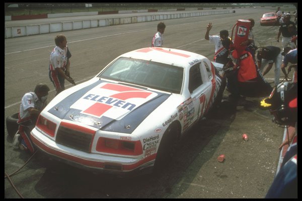 273093 Legendary Wood Brothers Team Pits NASCAR Star Kyle Petty A4 Photo Print