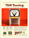 274 zenith television advert 1950s 2 Vintage Advert A4 Photo Print