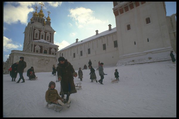274023 Sliding By The Church A4 Photo Print
