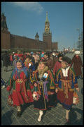274024 Red Square A4 Photo Print