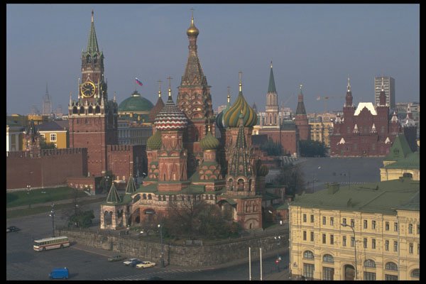 274063 Red Square A4 Photo Print