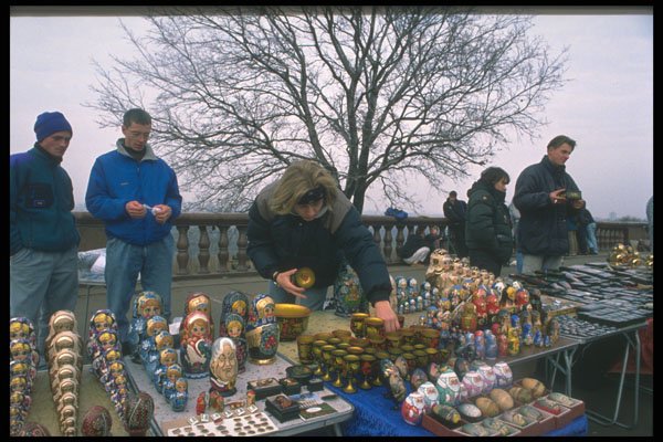 274090 Art Market At Vorobiory Gory A4 Photo Print
