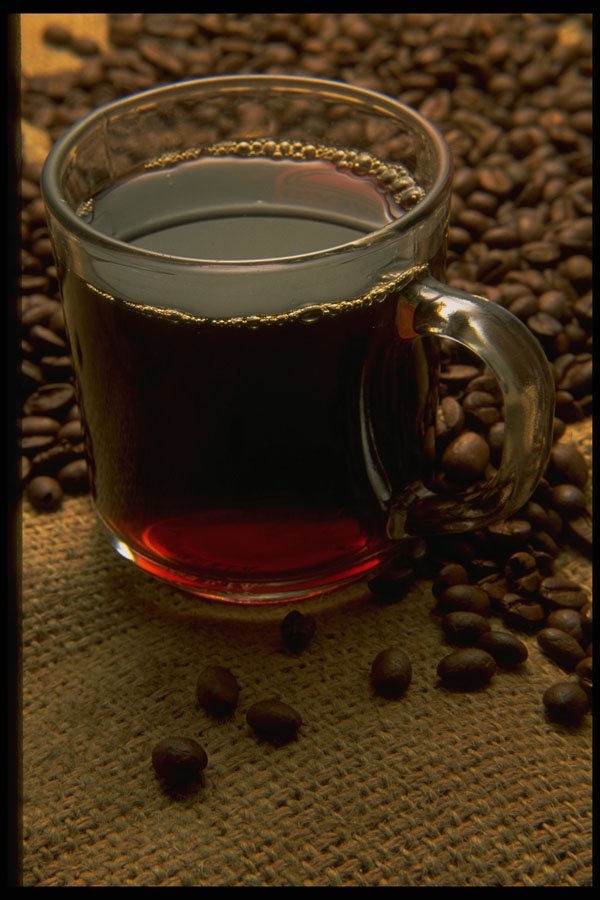 275083 Coffee Mug With Beans A4 Photo Print