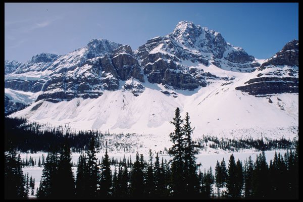 276014 Banff National Park, Bow Lake A4 Photo Print