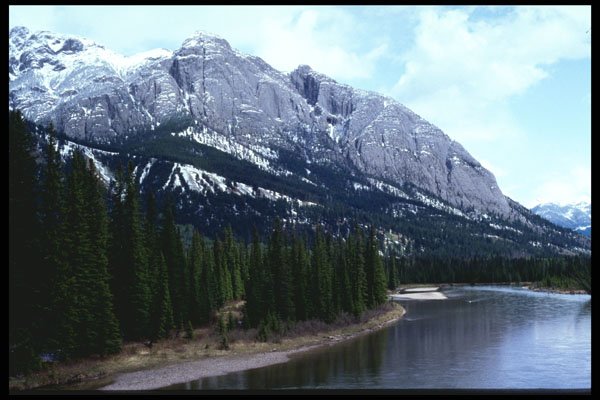 276029 Banff National Park, Bow River A4 Photo Print