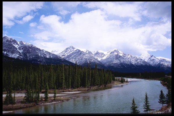 276034 Banff National Park, Bow River A4 Photo Print