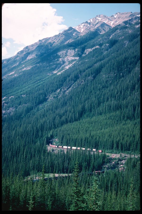 276081 Yoho National Park, Loop Tunnel At Kicking Horse Pass A4 Photo Print