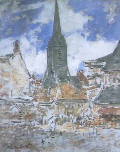 277 The Bell Tower Of Saint Catherine At Honfleur 1917 A4 Photo Print
