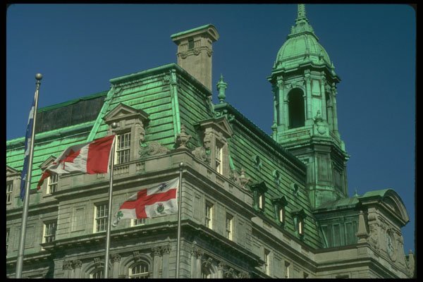 277004 City Hall, Old Montreal A4 Photo Print