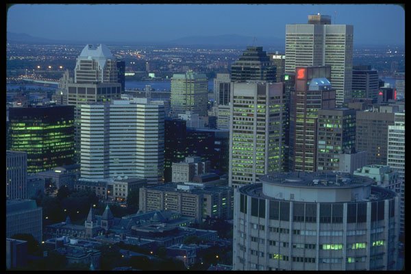 277032 Skyline From Mount Royal A4 Photo Print