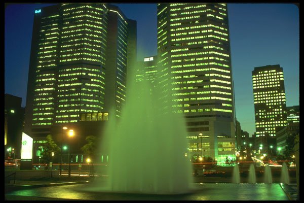 277046 BCE, National Bank Towers And Victoria A4 Photo Print