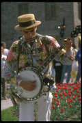 277055 Entertainer, Jacques Cartier Square A4 Photo Print