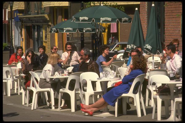 277060 Outdoor Cafe, Prince Arthur St. A4 Photo Print