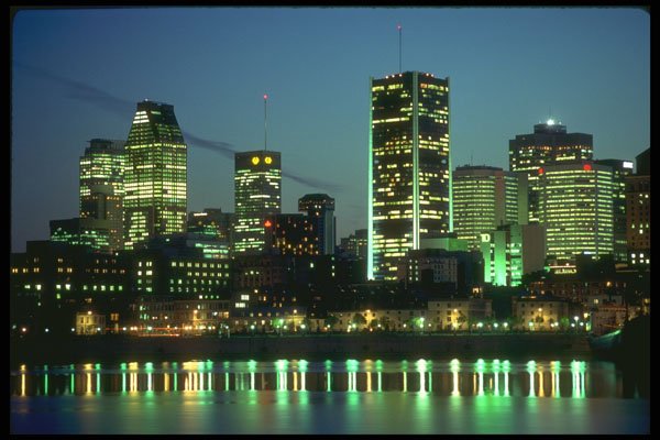 277084 Montreal Skyline From Cite Du Havre A4 Photo Print