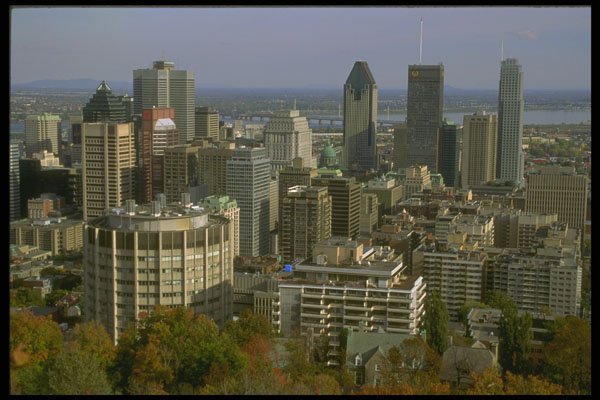 277097 Montreal From Mount Royal A4 Photo Print