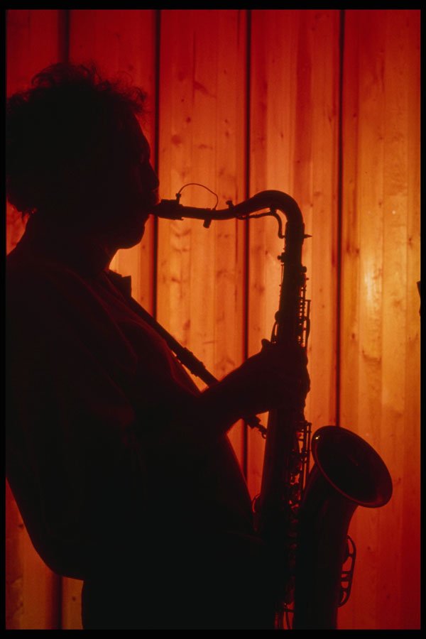278031 Saxophone Player A4 Photo Print