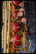 278043 Saxophone Keys A4 Photo Print