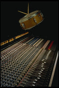 278090 Mixing Board And Drum A4 Photo Print