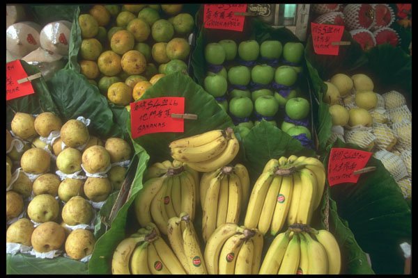 279007 Fresh Fruit Stall A4 Photo Print