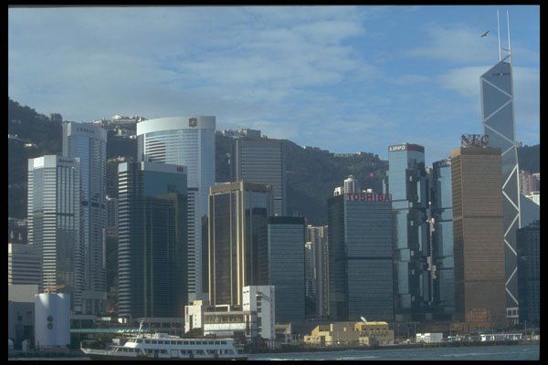 279020 Hong Kong Skyline From Kowloon A4 Photo Print