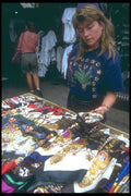 279065 Western Tourist, Stanley Market A4 Photo Print