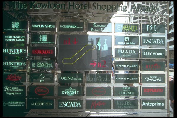 279067 Modern Shopping Directory A4 Photo Print