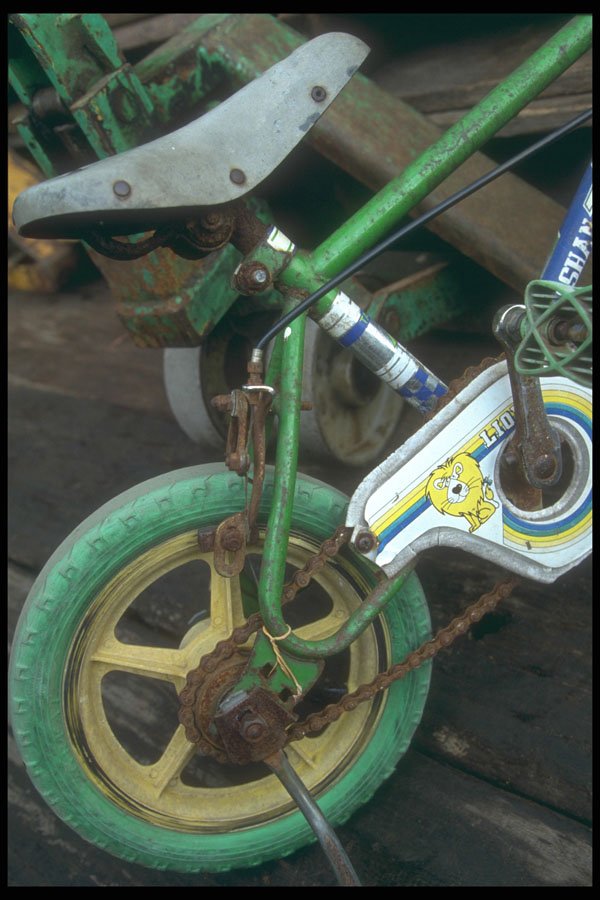 279096 Child's Bike At Rest A4 Photo Print