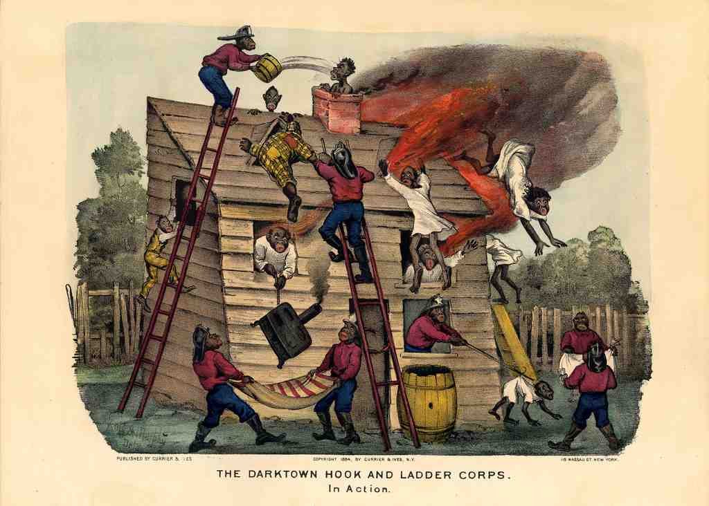28 Fire Fighting In Action 1884 Vintage A4 Photo Print