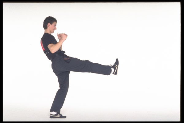280023 Front Thrust Kick B A4 Photo Print