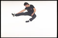 280028 Flying Side Kick A4 Photo Print