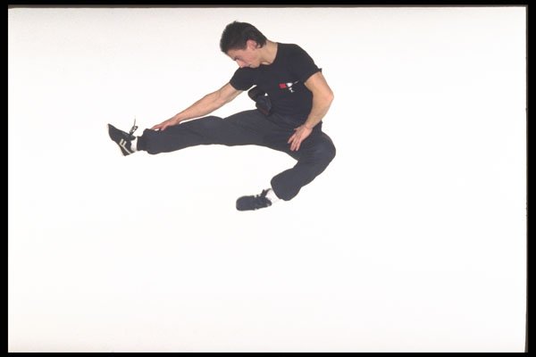 280028 Flying Side Kick A4 Photo Print
