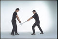 280079 Butterfly Knife Vs. Sword C A4 Photo Print