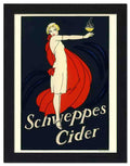 2805K schweppes cider 2 Vintage Advert A4 Photo Print