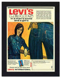 281 levis vintage jeans advert 1960s 2 Vintage Advert A4 Photo Print