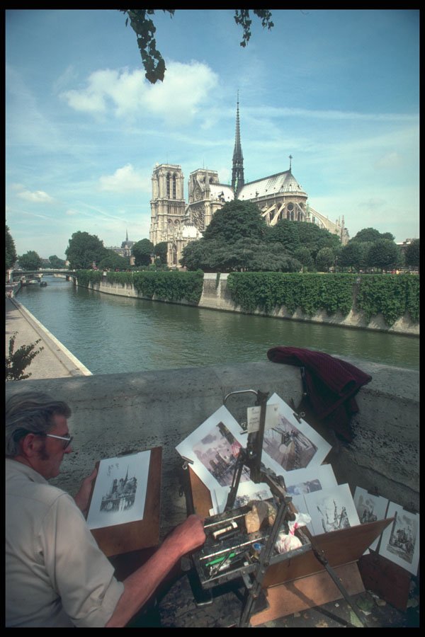281002 Notre Dame Cathedral A4 Photo Print