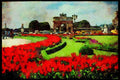 281012 Arche De Triomphe Du Carousel At The Jardin Tuilerries A4 Limited Edition Watercolour Print