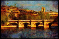 281016 The River Seine And Pont Neuf A4 Limited Edition Watercolour Print