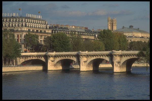 281016 The River Seine And Pont Neuf A4 Photo Print