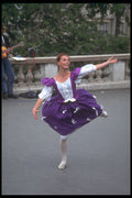 281017 Ballerina On Montmarte A4 Photo Print