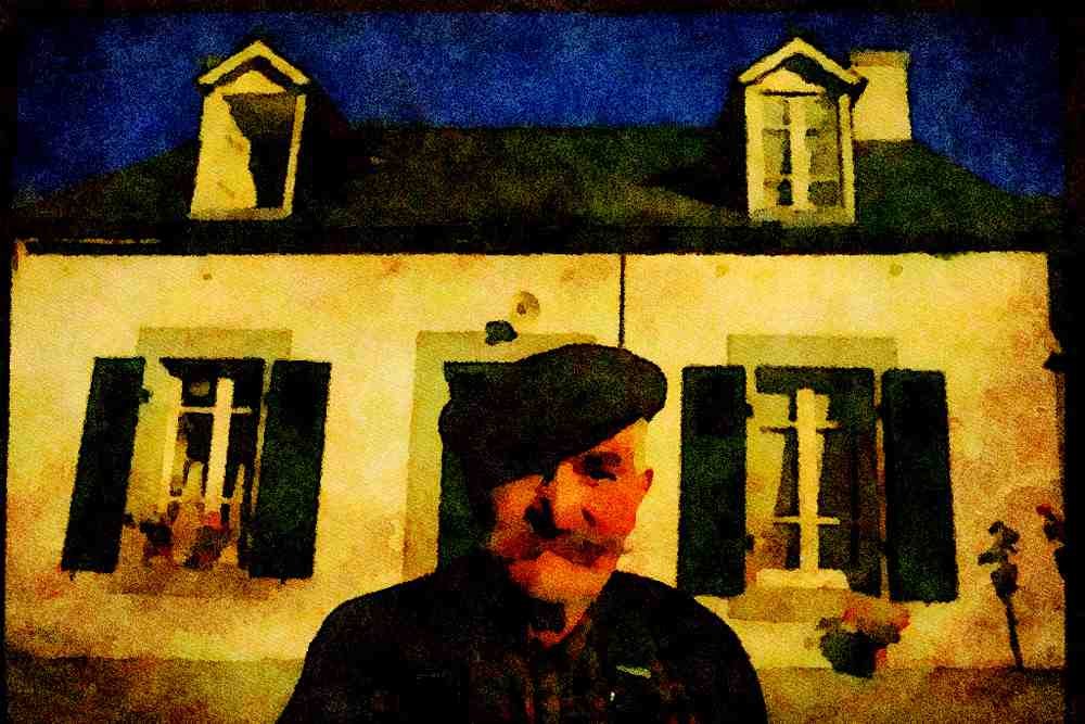 281035 Calvados Farmer A4 Limited Edition Watercolour Print