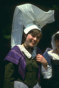 281047 Normandy Girl In Costume A4 Photo Print