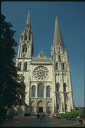 281048 The Gothic Cathedral At Chartes A4 Photo Print