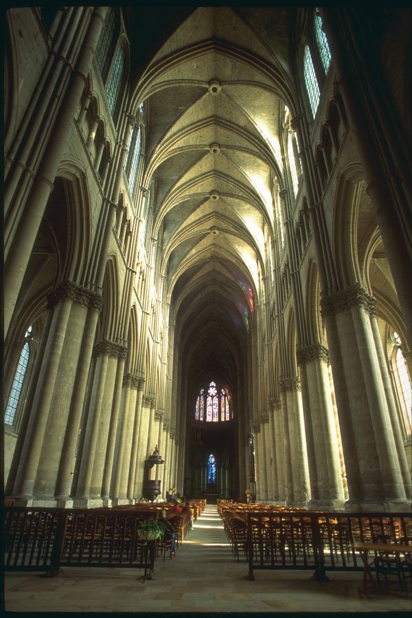 281049 13th Century Gothic Cathedral Of Reims A4 Photo Print