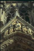 281062 Door To Cathedral At Reims A4 Photo Print