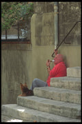 281070 Man Smoking Pipe A4 Photo Print