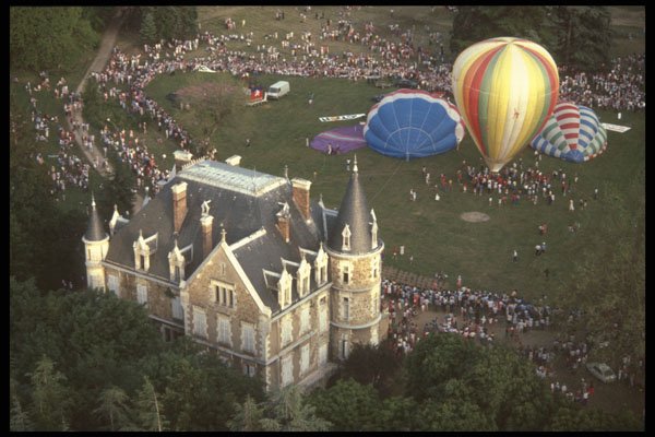 281071 Evening Balloon Ascension A4 Photo Print