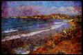 281079 The Mediterannean Coastline A4 Limited Edition Watercolour Print